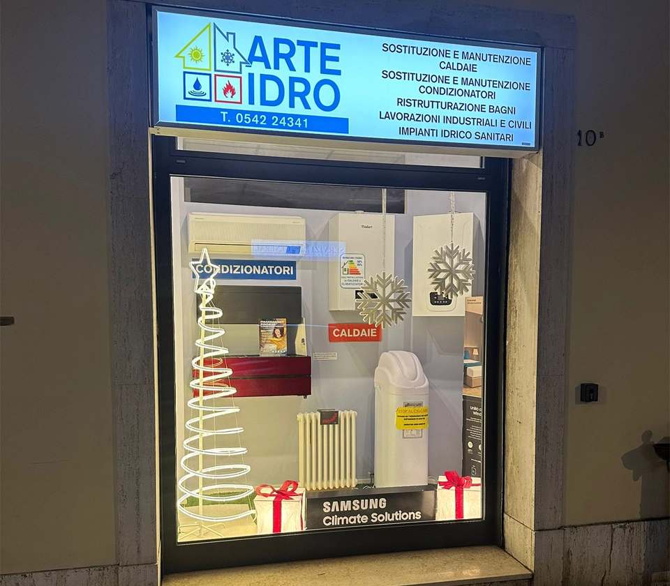 negozio di idraulica arteidro a imola